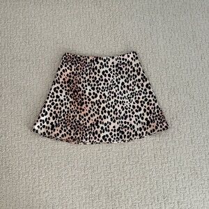 Princess Polly Cheetah Print Satin Mini Skirt